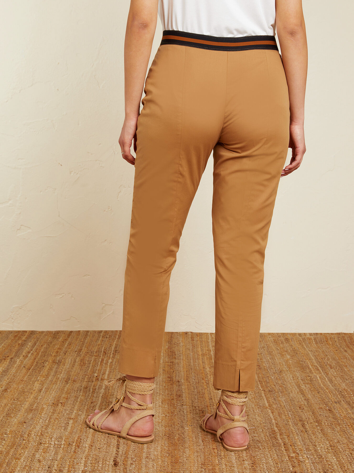 Pantaloni skinny in cotone stretch image number 1