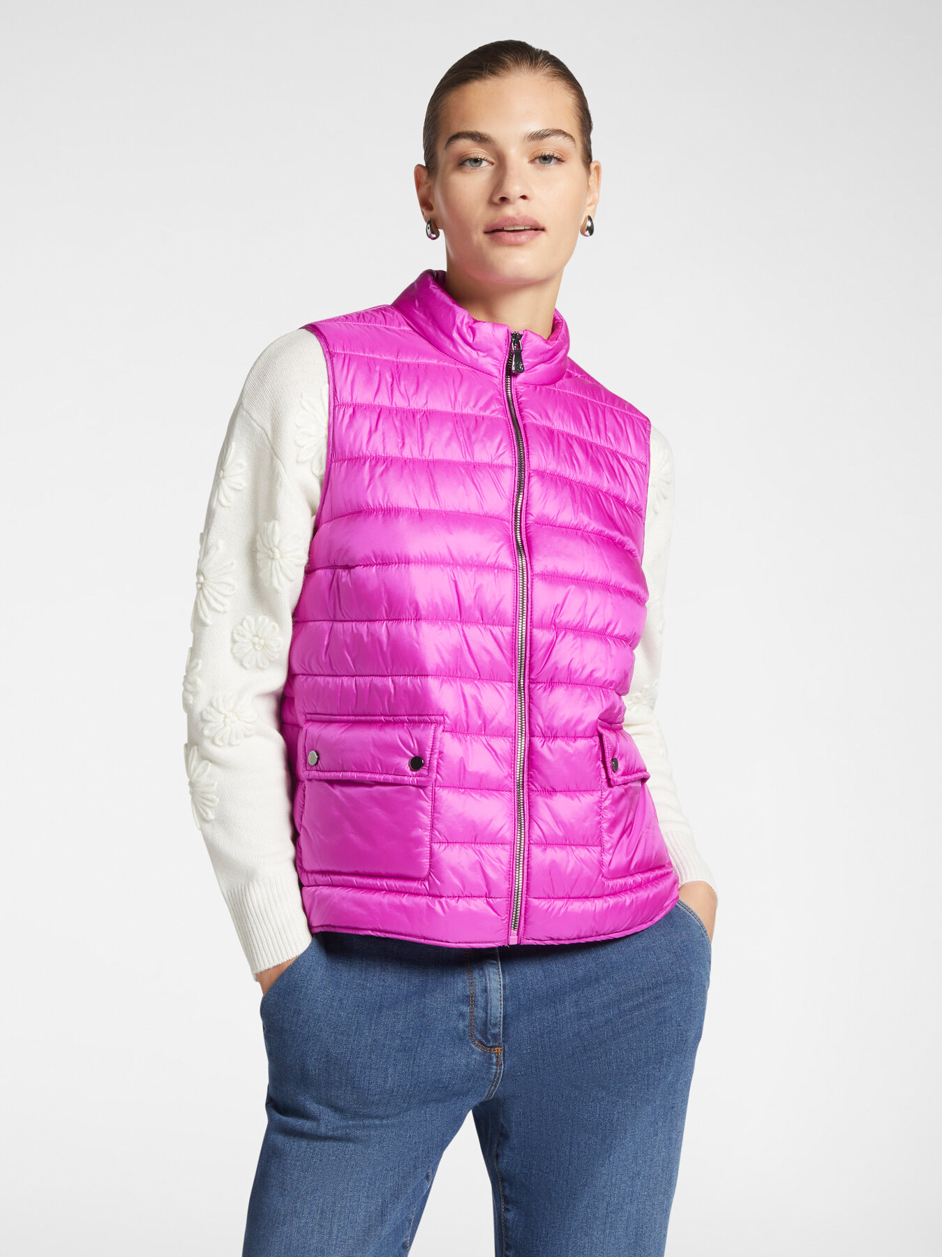 Parka in nylon riciclato con gilet staccabile image number 4