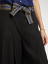 Loose trousers with striped belt image number 3