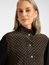 Printed viscose and silk T-shirt image number 3