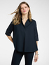 Blusa boxy con maniche a tre quarti image number 0