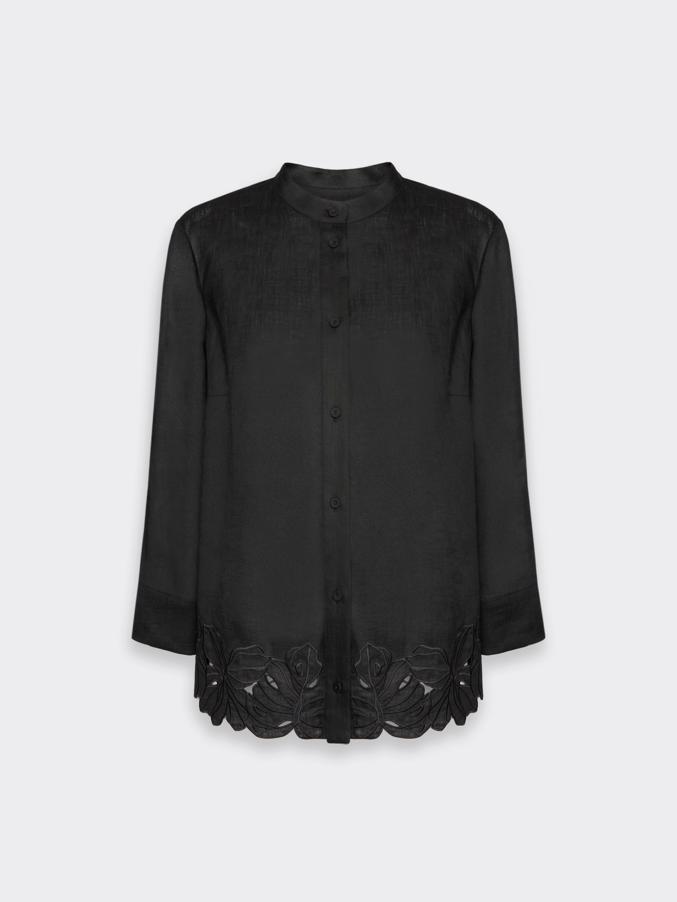 Camicia in lino con ricami image number 4