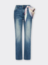 Jeans regular con foulard, "Rose" image number 4
