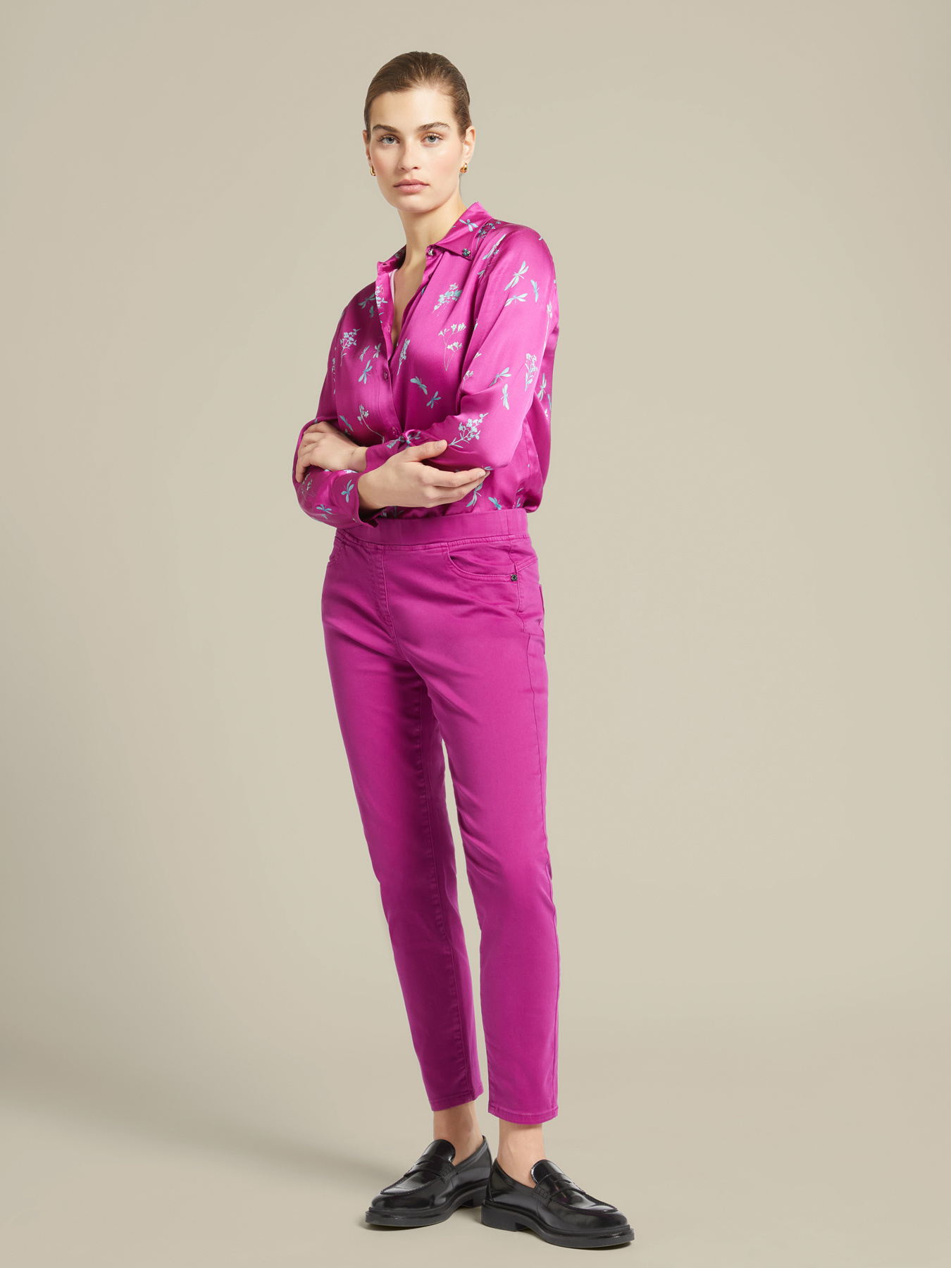 Jeggings aus Stretch-Drillich image number 0