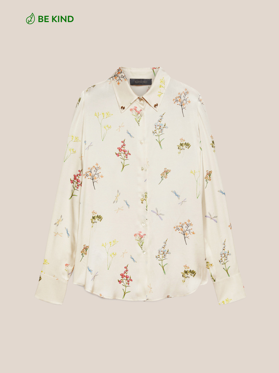 Camisa floral em viscose ECOVERO™