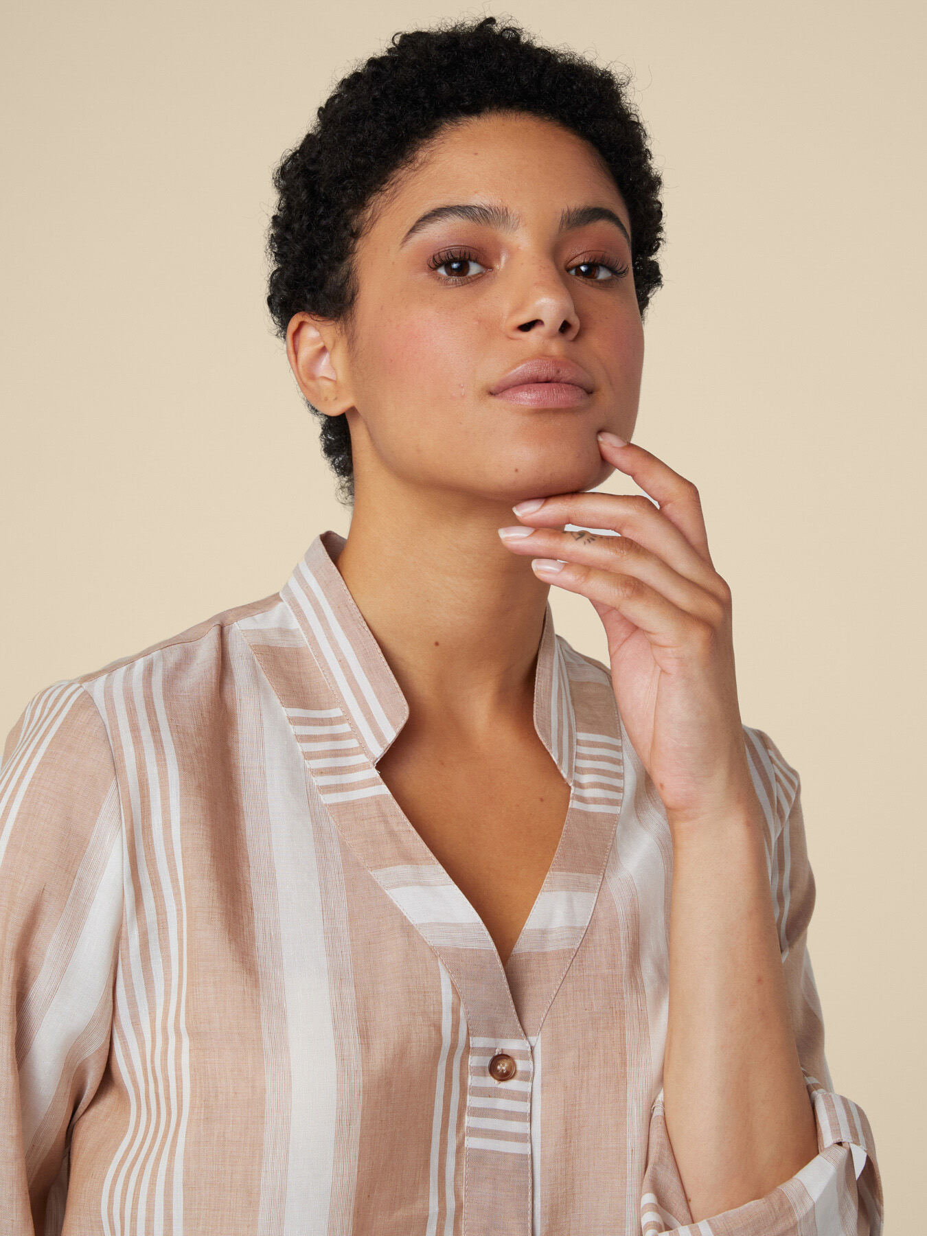 GESTREIFTE HEMDBLUSE image number 4