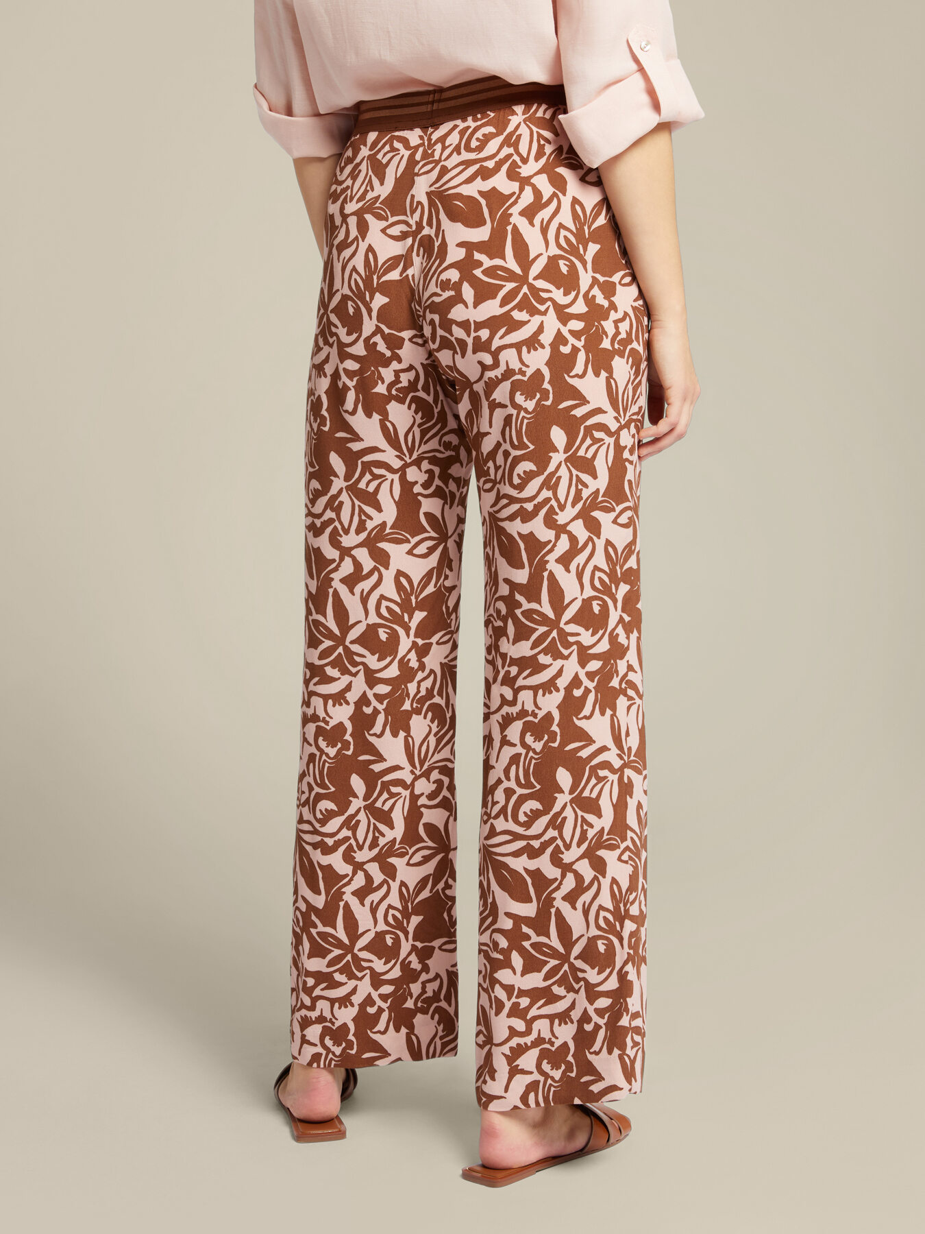 Pantalones estampados de viscosa ECOVERO&trade; image number 1