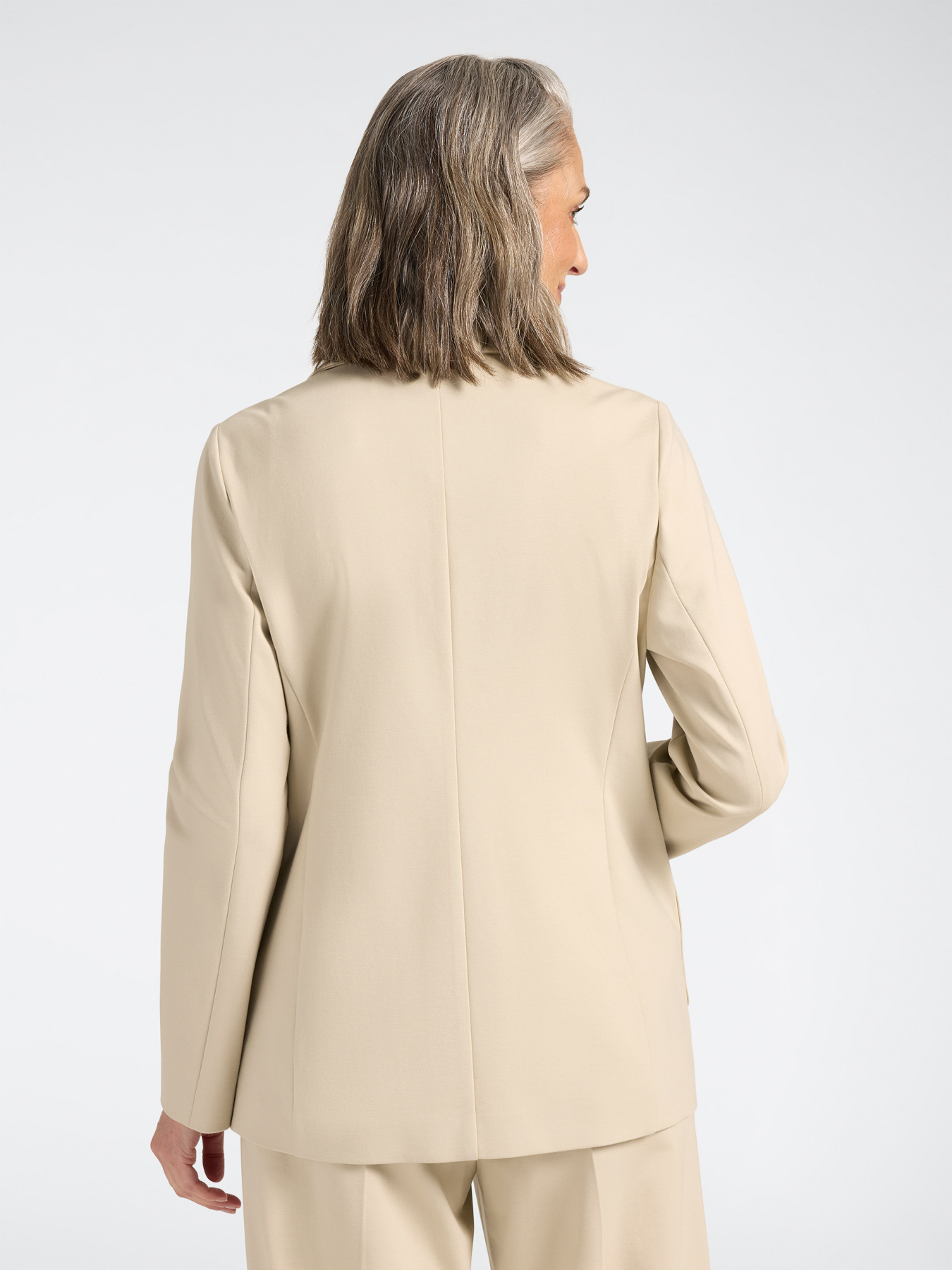 Einreihiger Blazer aus Viskosemischung image number 1