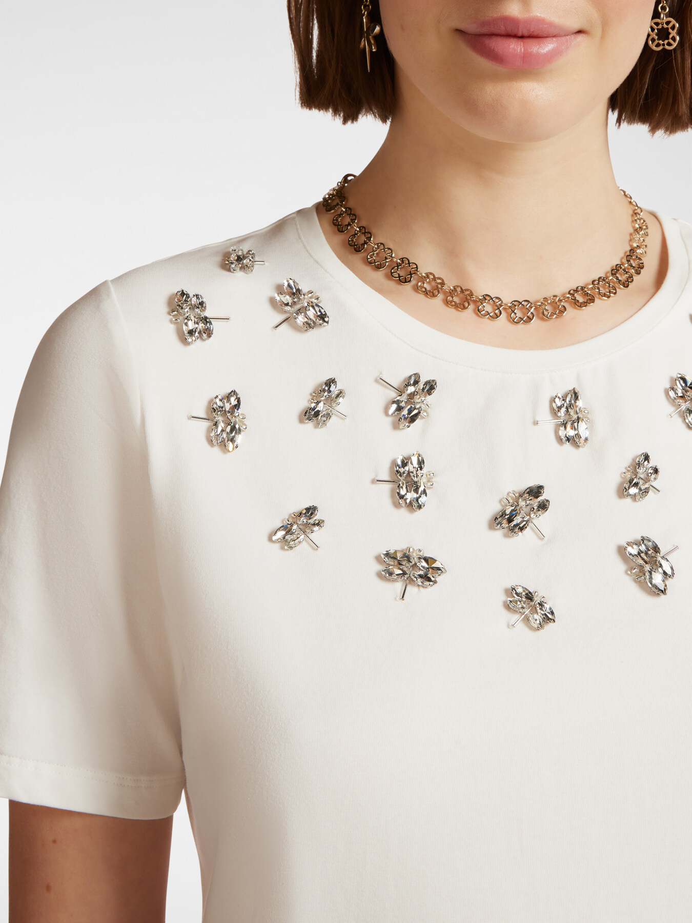 T-shirt avec broderie de libellules image number 3