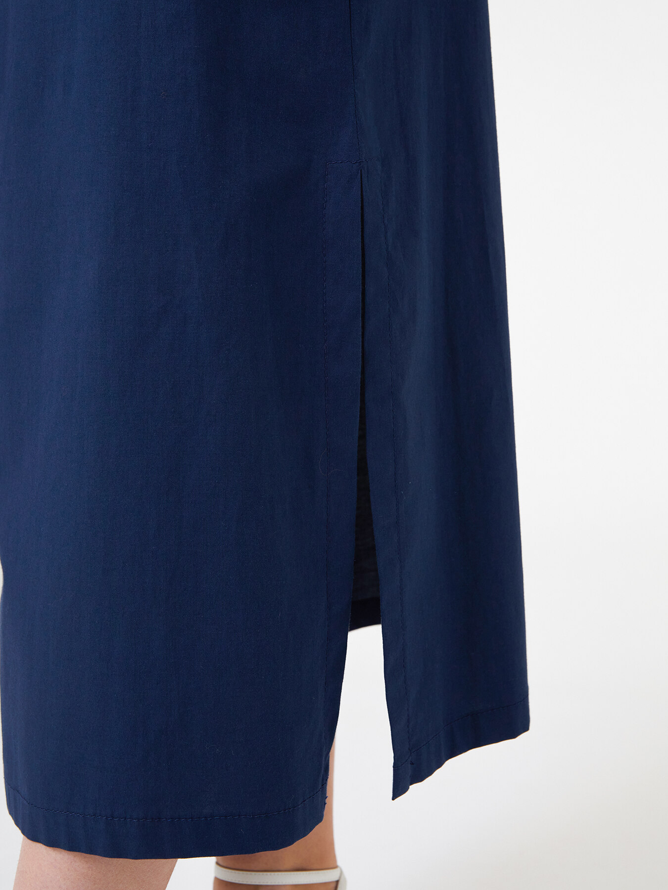 Falda con borde de tejido de punto image number 4