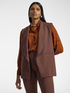 Cr&ecirc;pe vest with lapels image number 0
