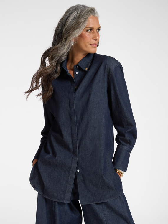 Chambray-Hemd
