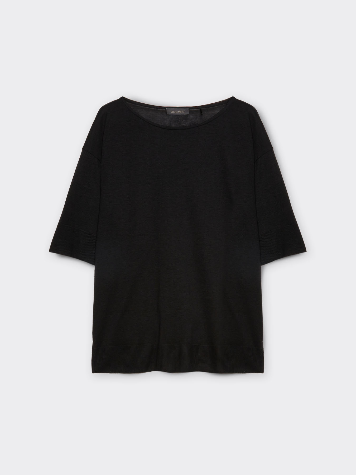 T-shirt T-com modelagem boxy image number 4