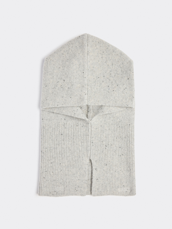 Wool and silk blend balaclava