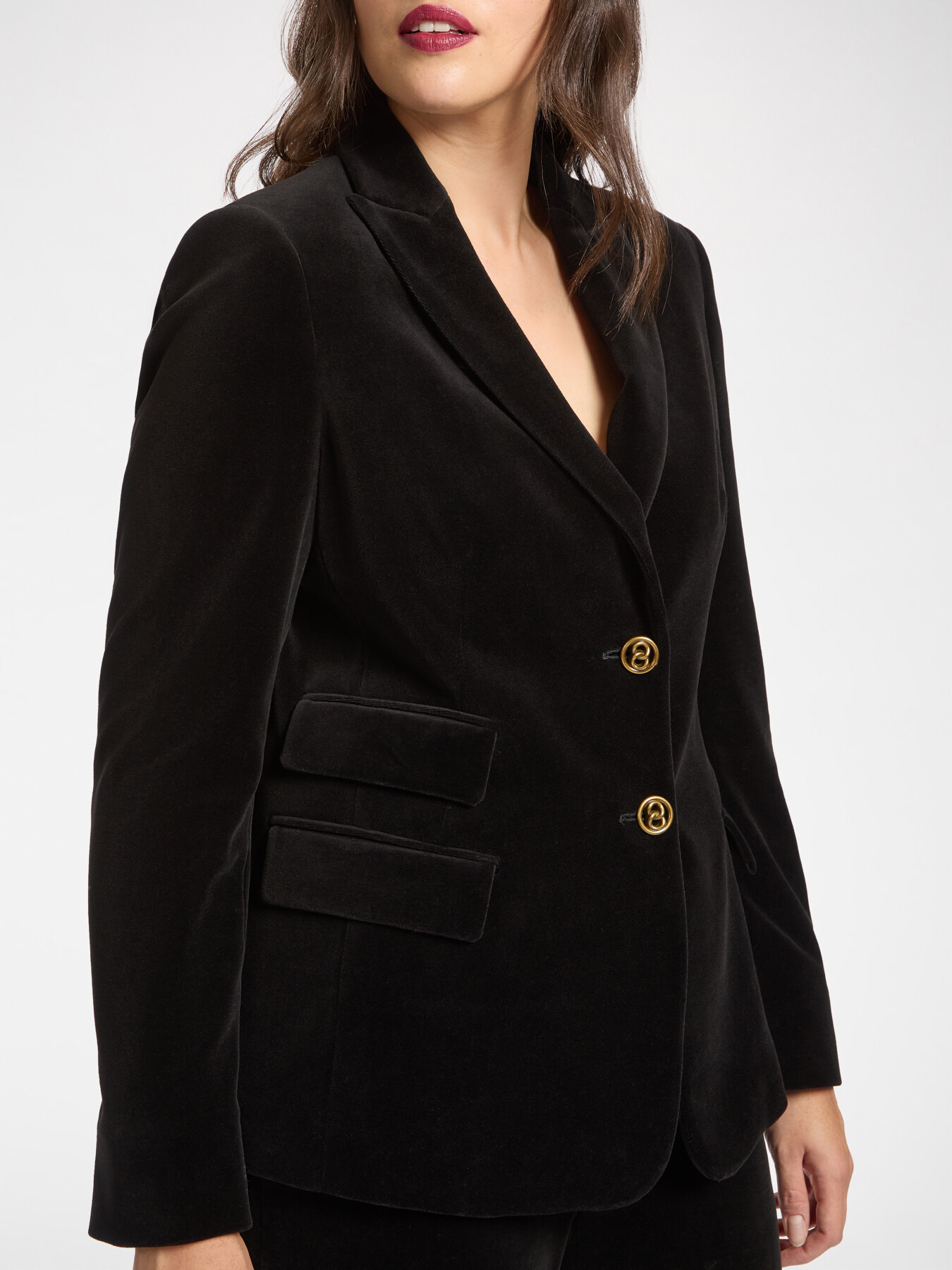 Blazer de veludo image number 3