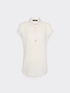 Blusa in lino a manica corta image number 4