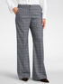 Men's patterned fabric trousers image number 2