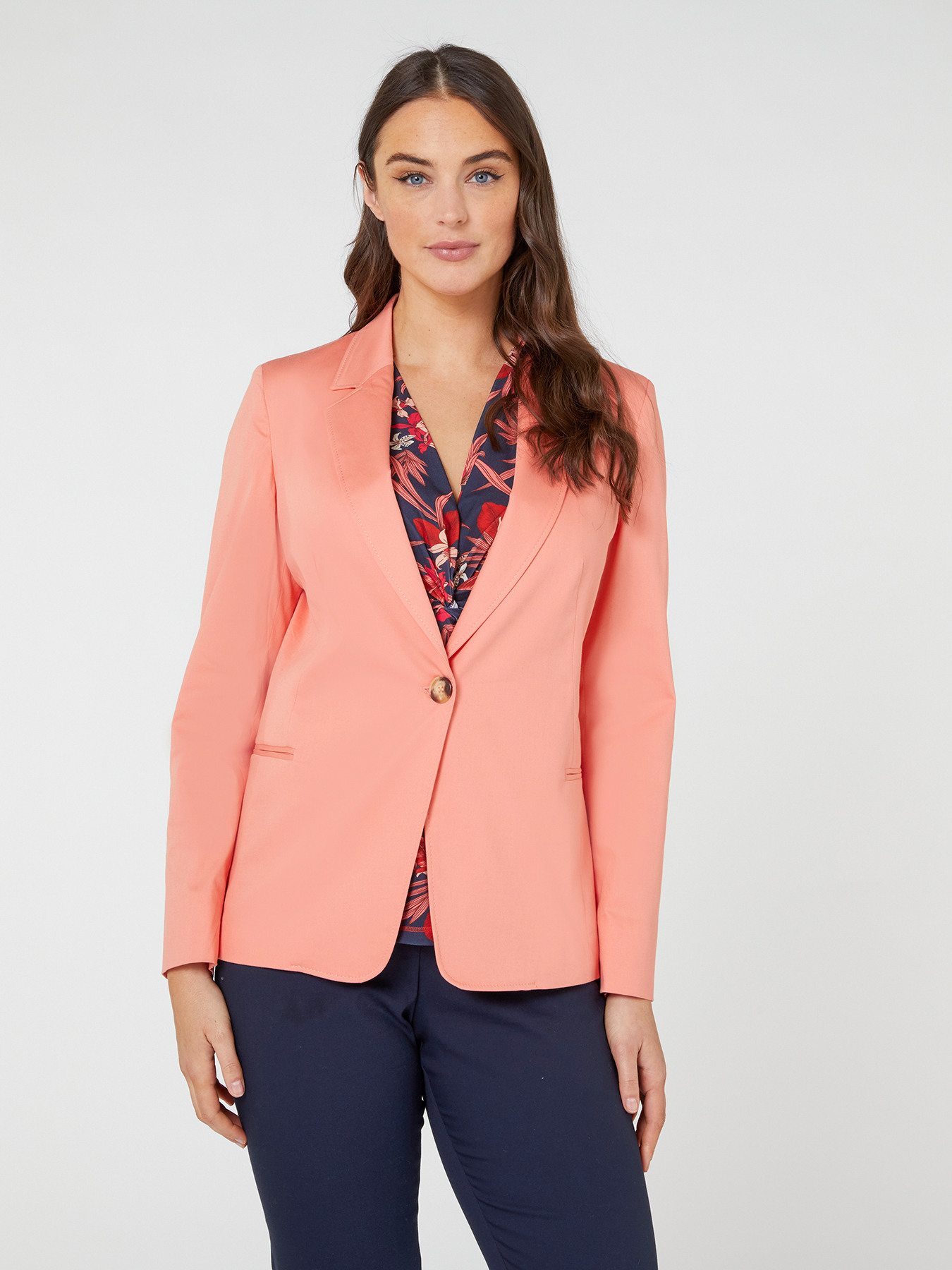 Veste blazer &agrave; un bouton image number 2