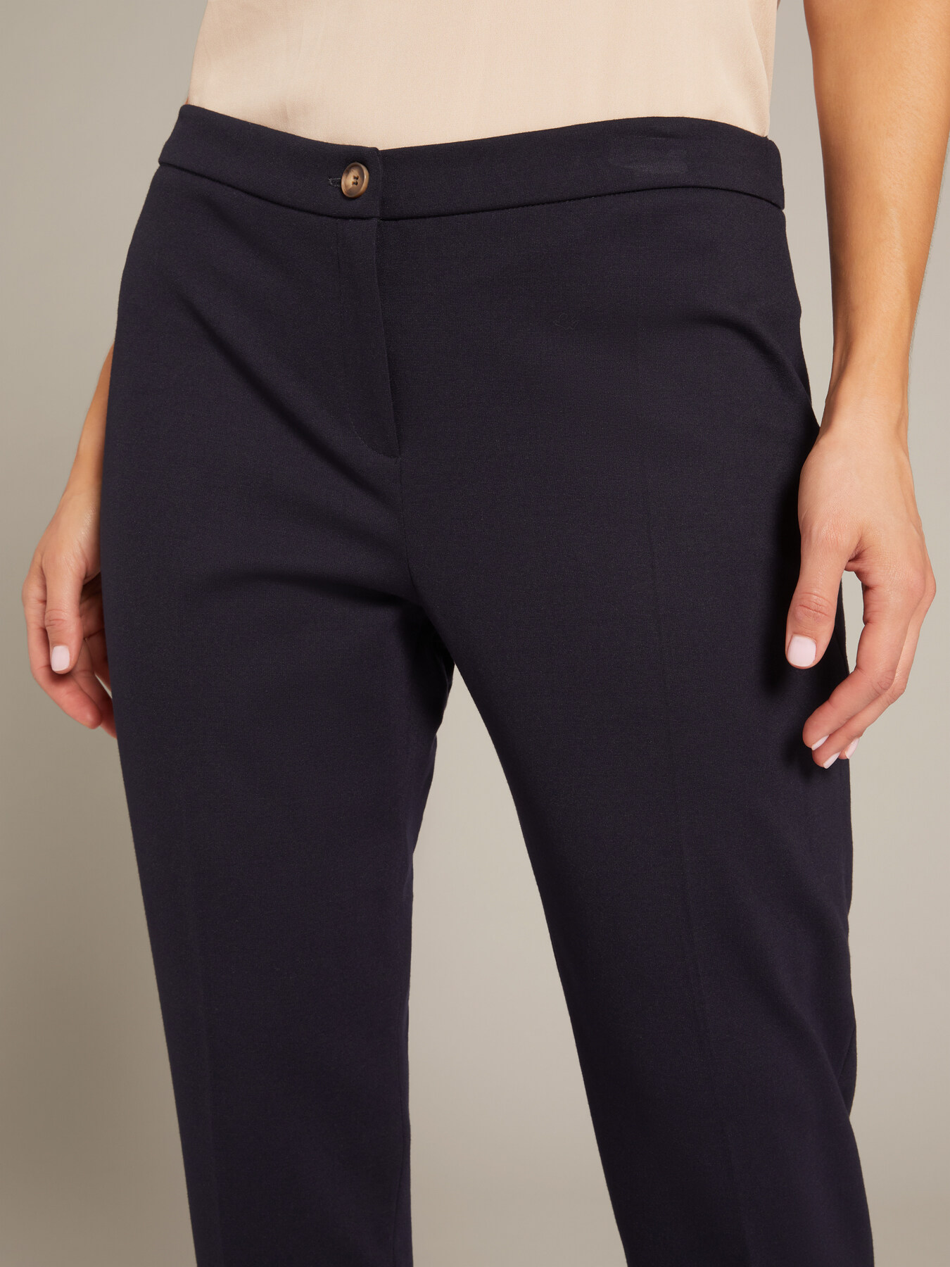 J.o Milano Pantaloni in cotone con gamba dritta 574X5