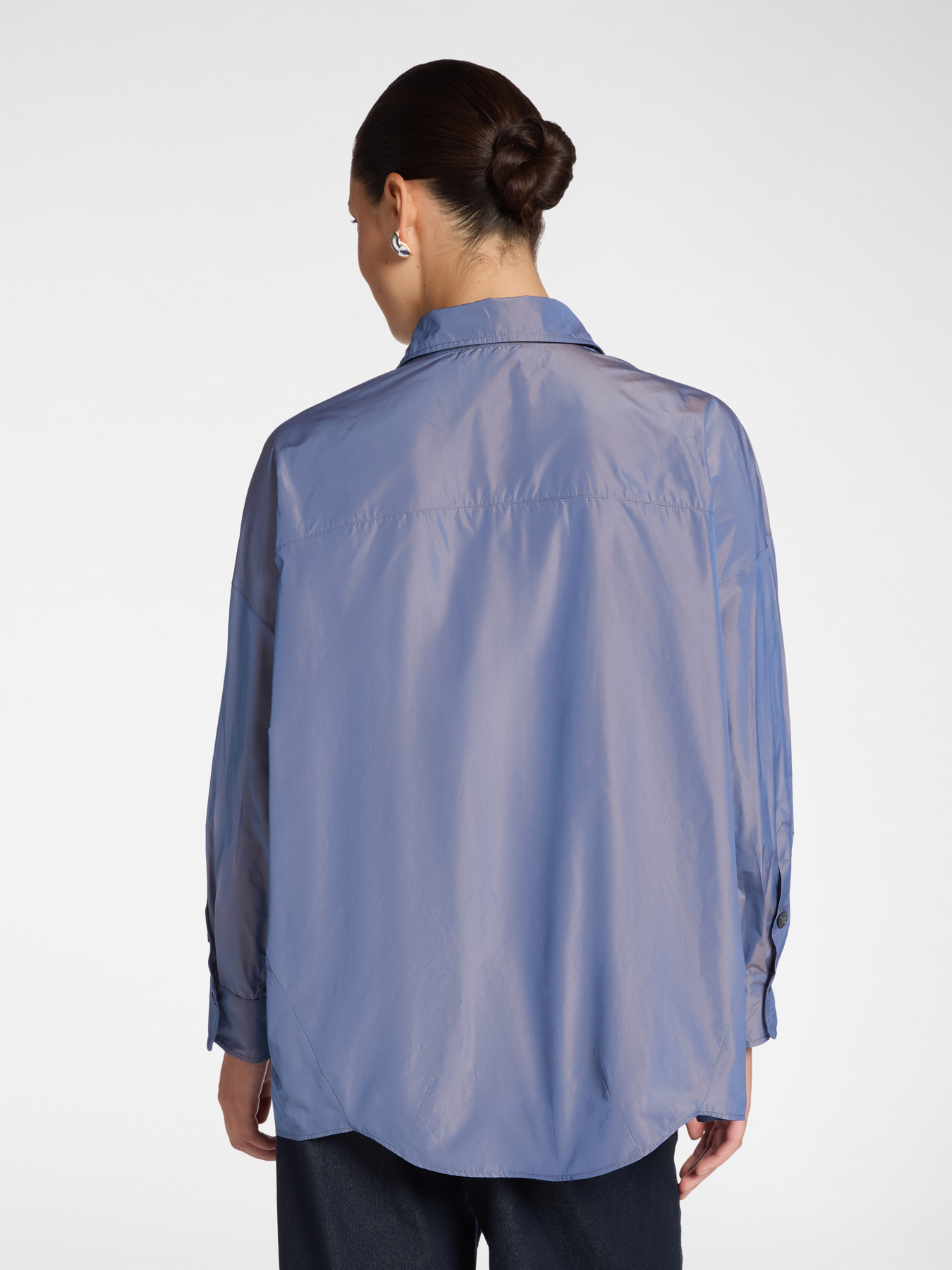 Taffeta shirt with pockets image number 1
