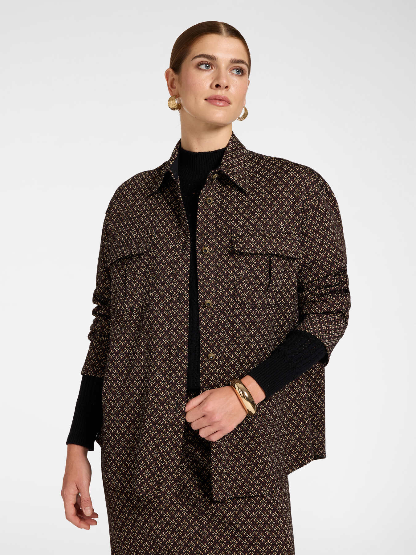 Chemise surchemise en jacquard image number 0