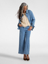 Camicia floreale in denim image number 3