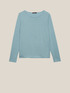 Basic sweater with boat neck image number 4