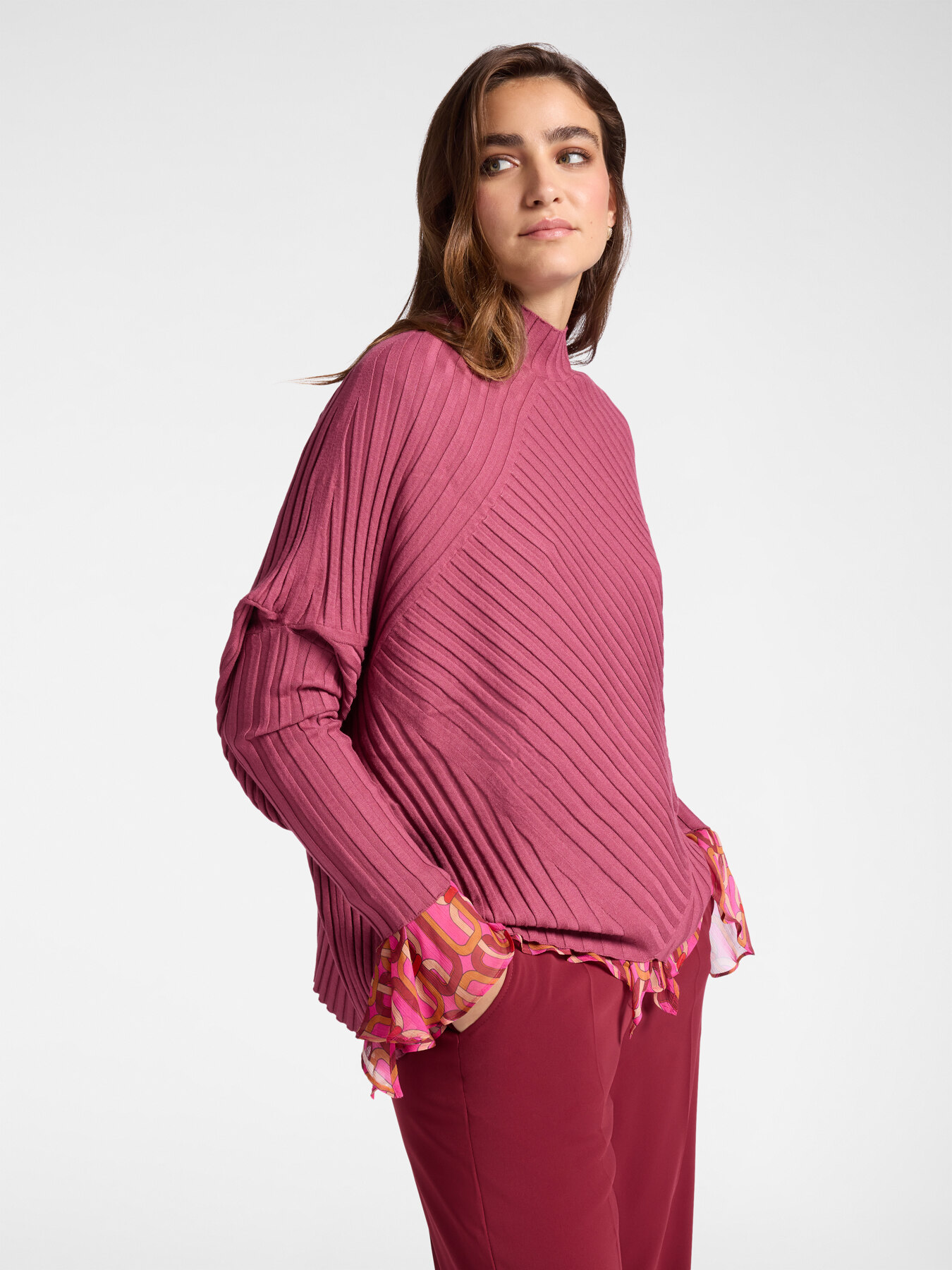 Pullover mit Rippenstrick image number 0