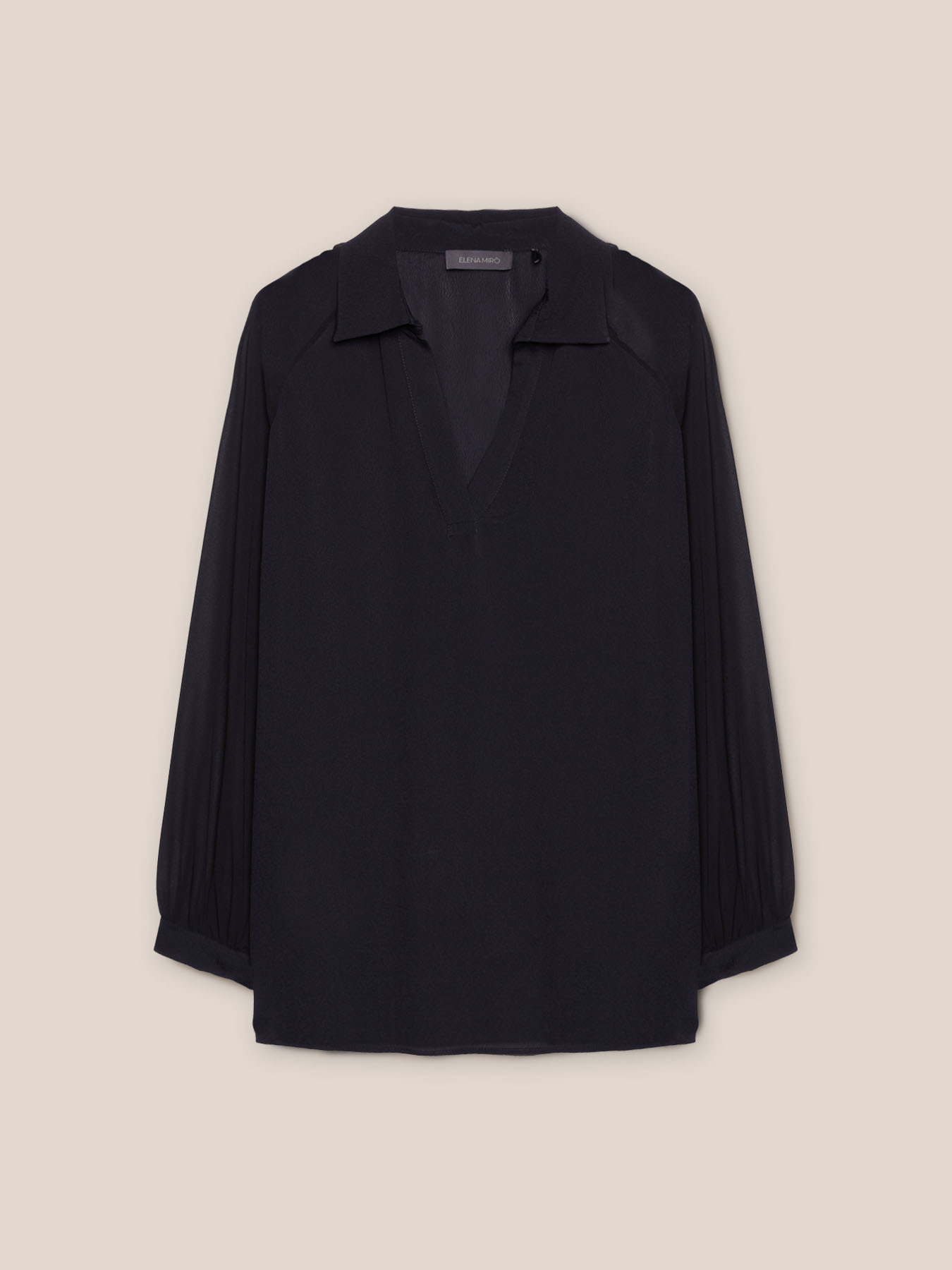 Blusa con cuello image number 5