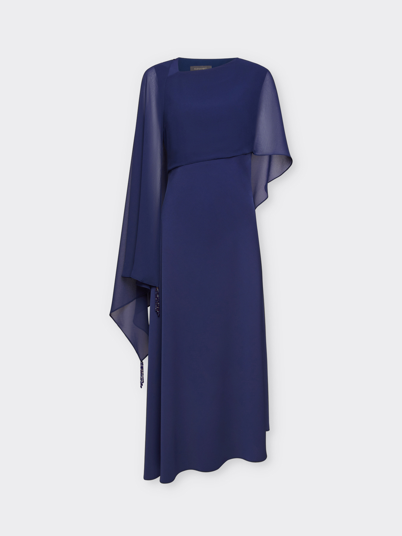 Elegant long dress with stole image number 4