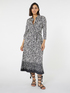 Bedrucktes langes Hemdblusenkleid image number 0