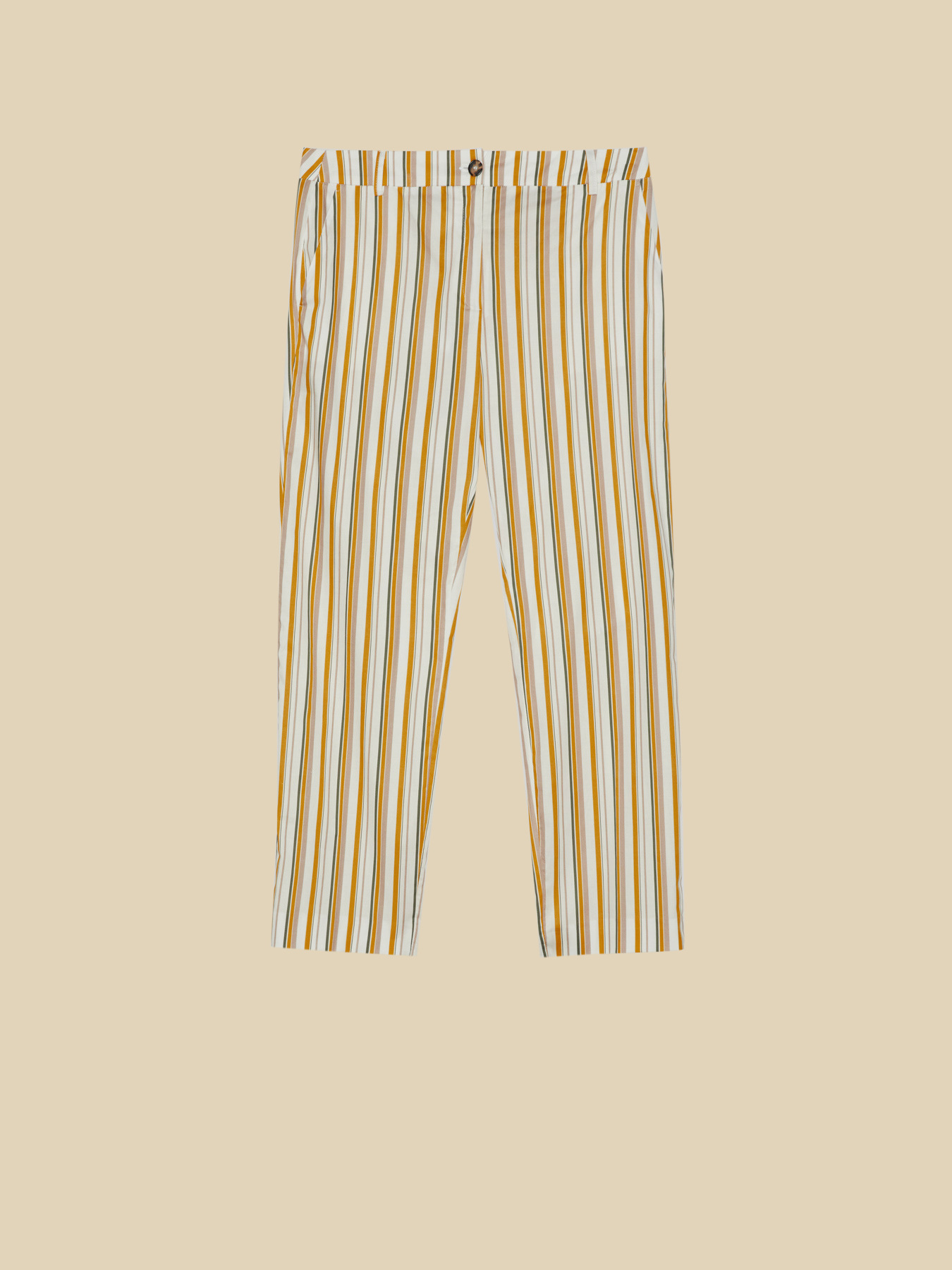 Printed chinos image number 4