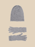 Set di cappello e guanti lurex image number 0