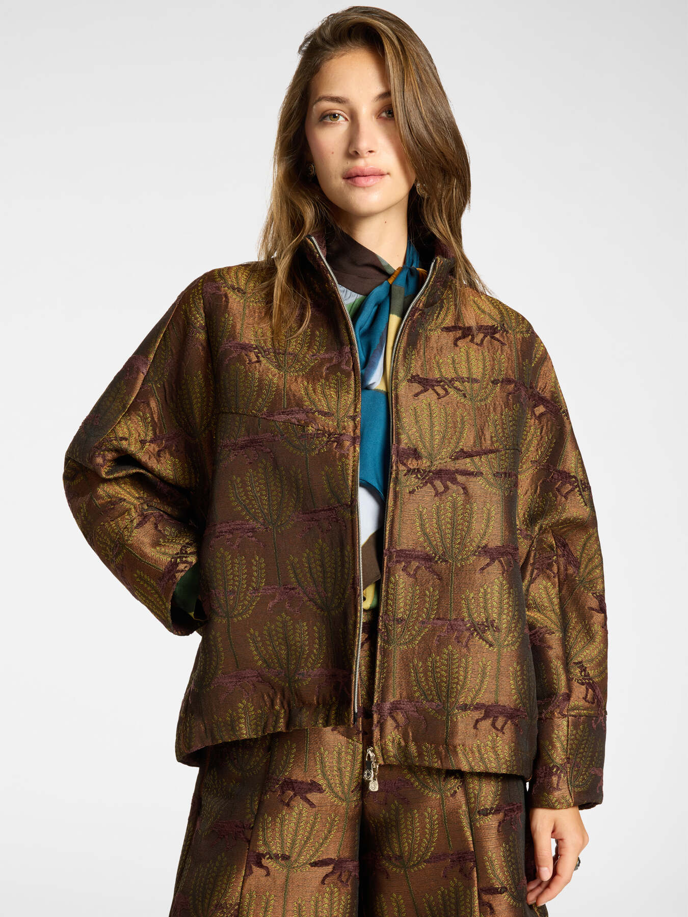 Jacke aus Jacquard-Stoff image number 0