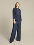 Camicia ricamata in cotone stretch image number 2