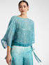 Printed georgette blouse image number 0