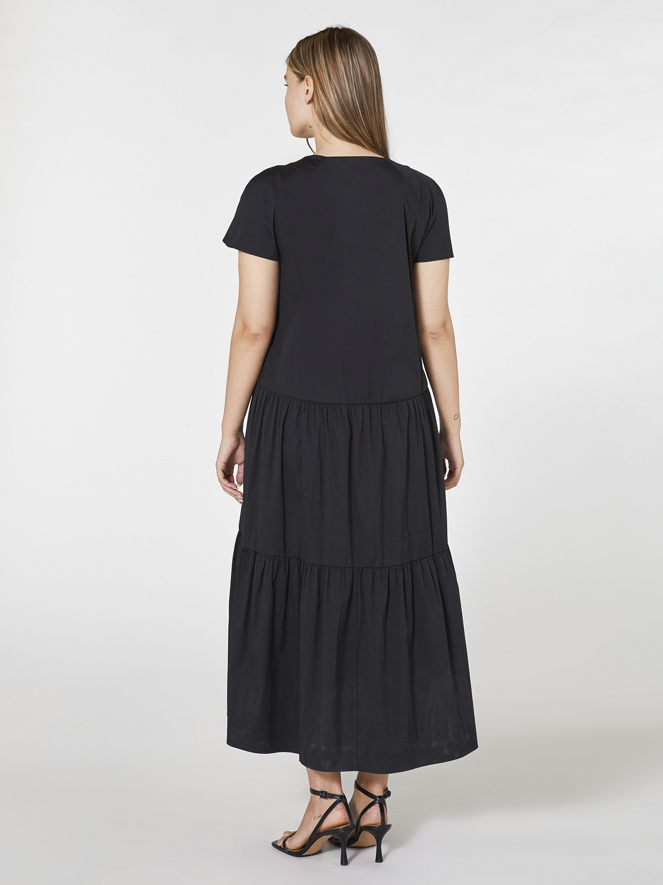 Long flounced dress image number 1