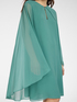 Vestido em camadas de georgette image number 3