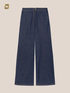 Jeans a palazzo in cotone stretch image number 5