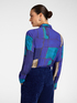 Camisa estampada em crepe de chine image number 1