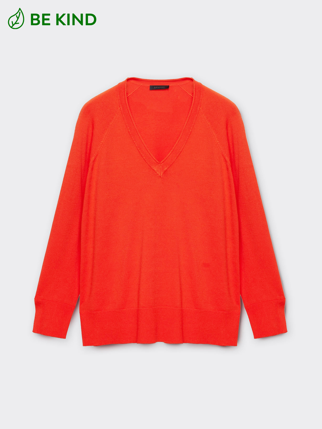 Viscose sweater with V-neck image number 4