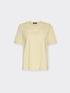 T-shirt with floral embroidery image number 4