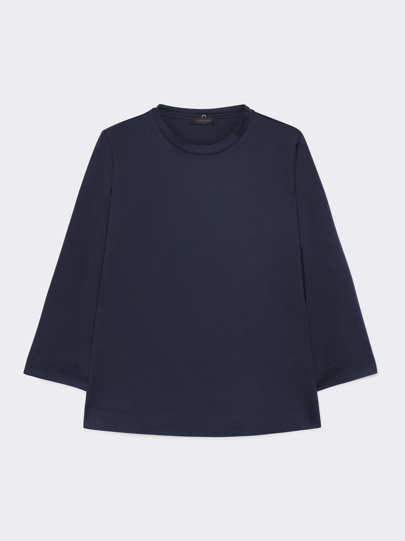 Camiseta con cuello bordado image number 6