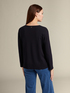 ECOVERO™ viscose sweater with V-neck image number 1