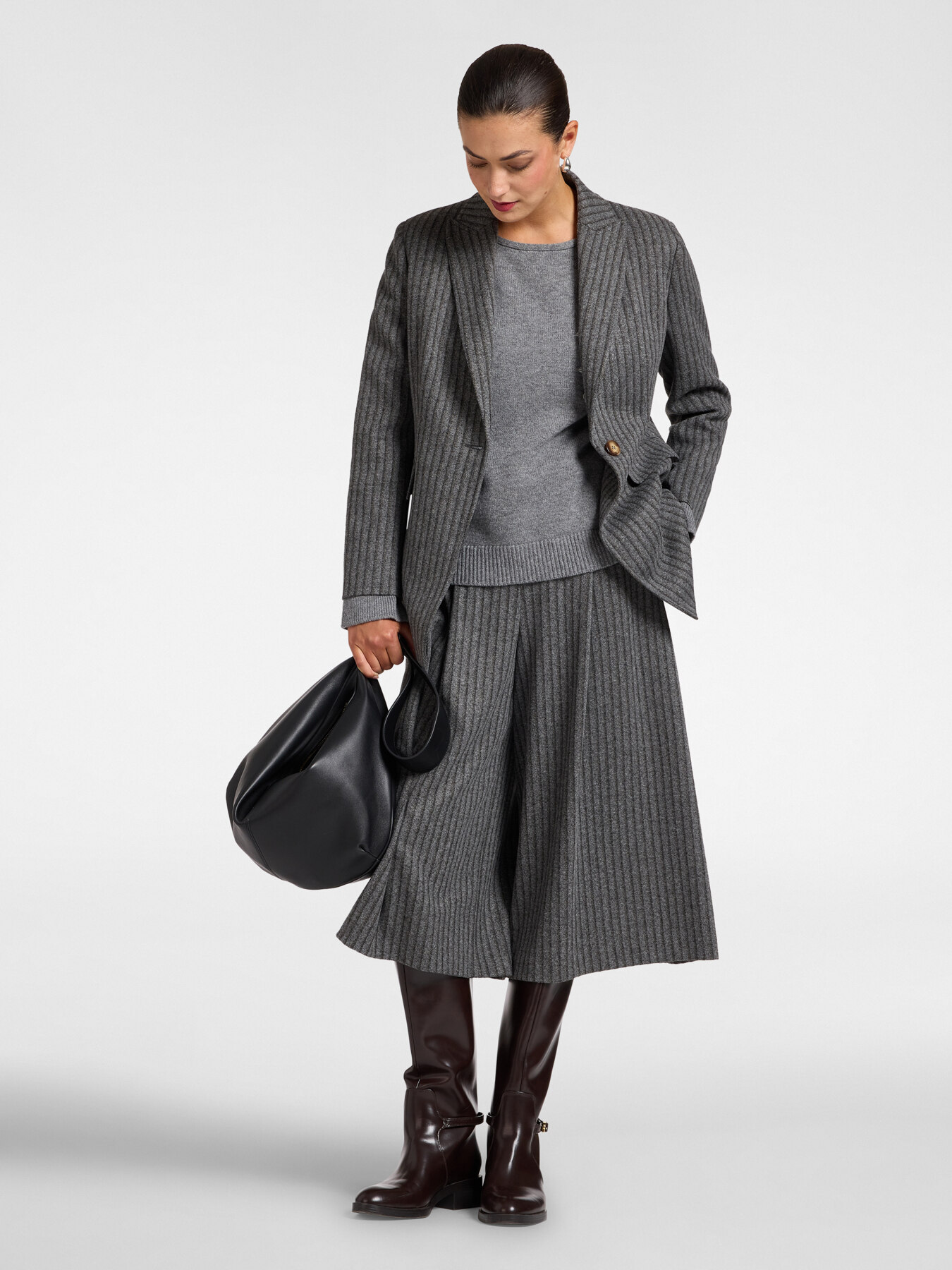 Blazer jacquard ray&eacute; image number 2