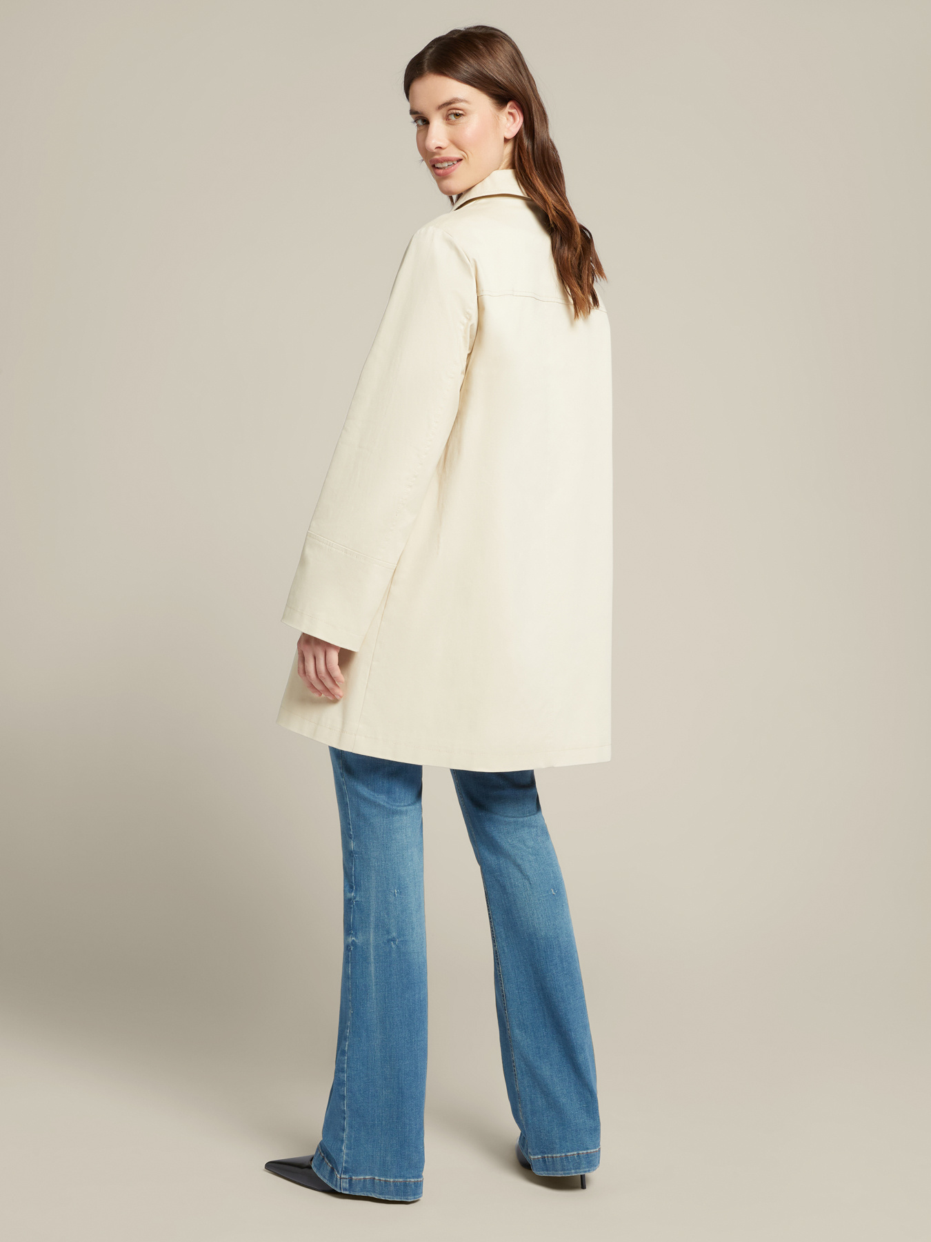 Cabanjacke aus Baumwoll-Stretch image number 1