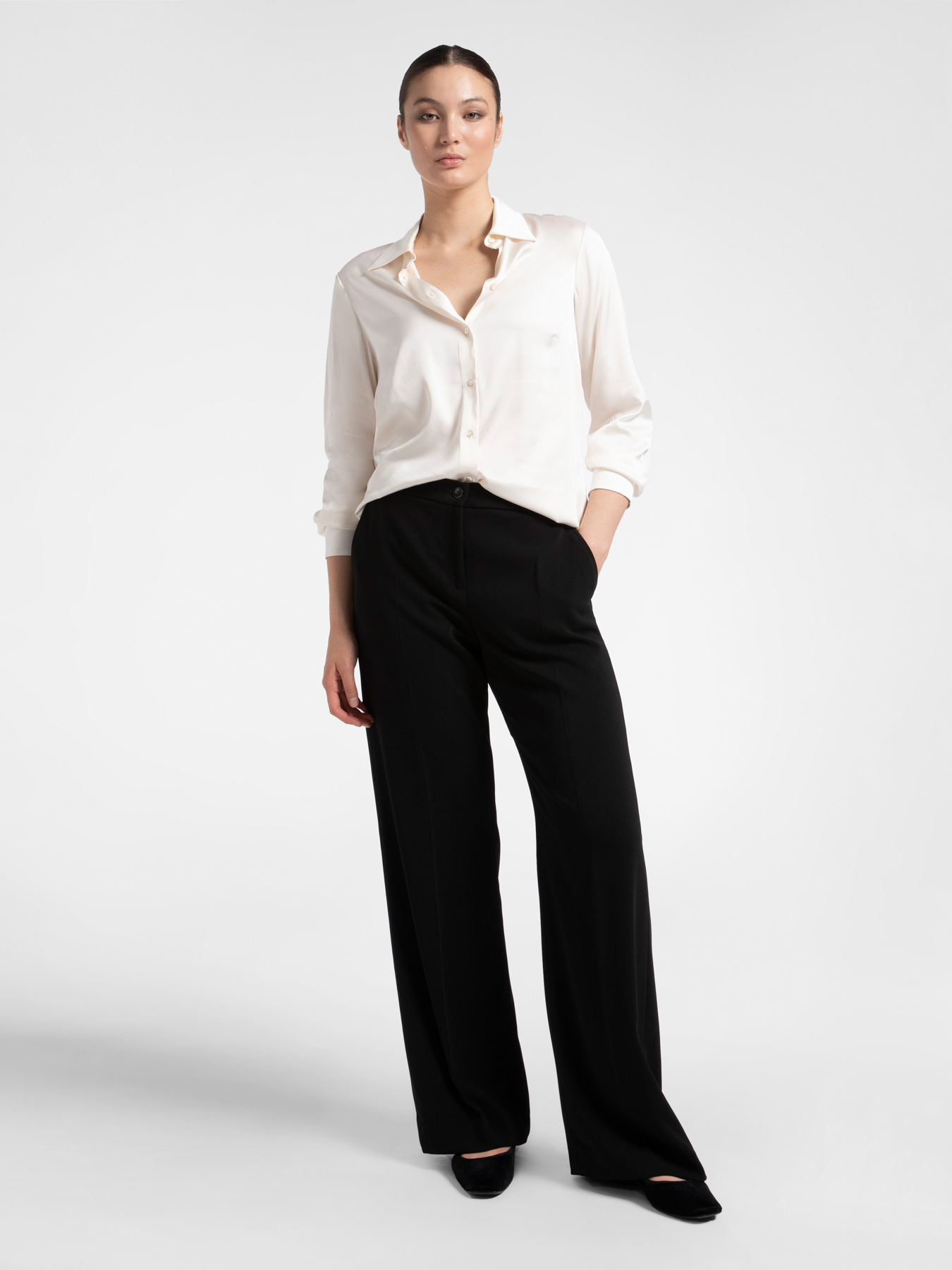 Satin shirt image number 2