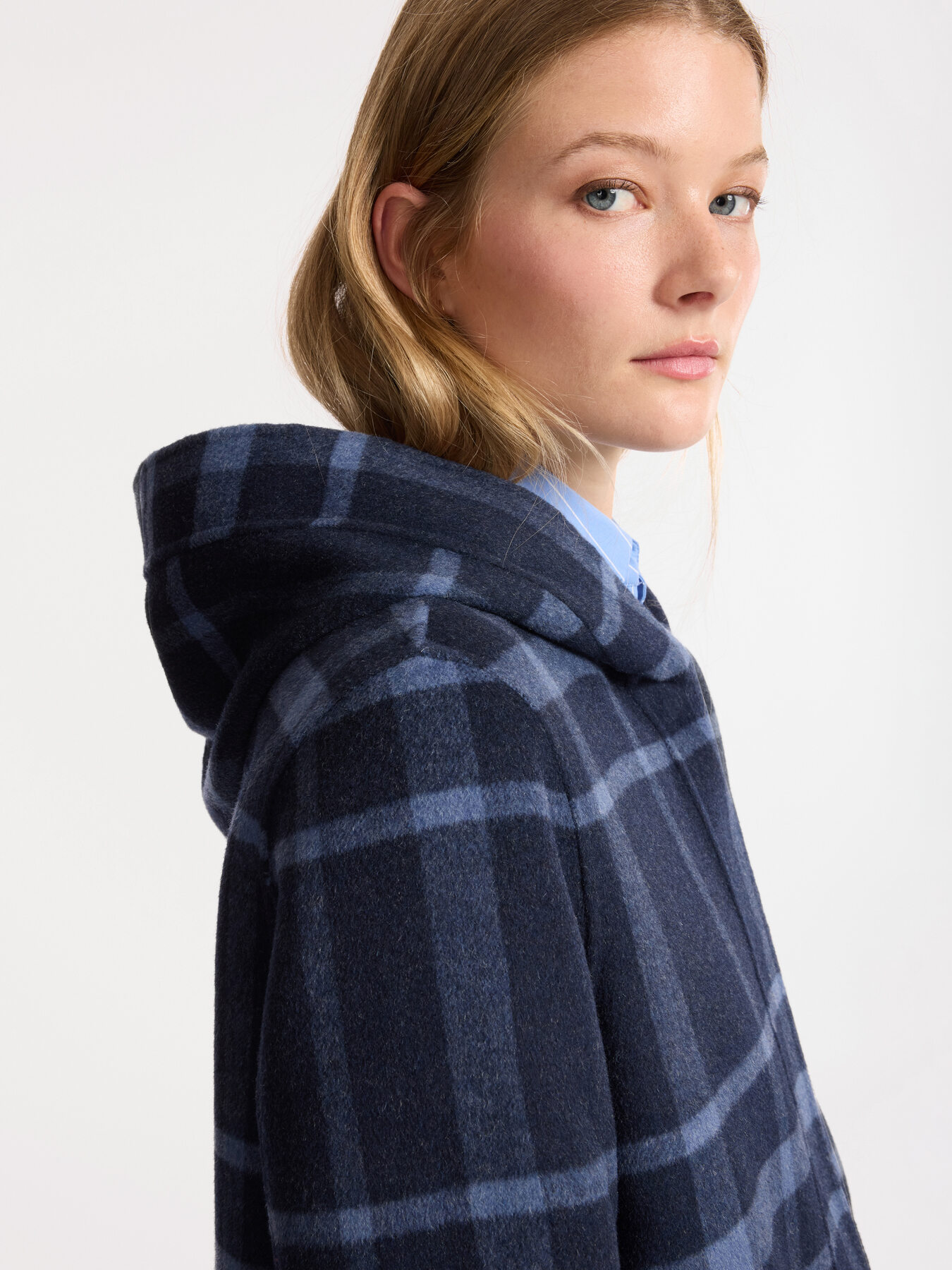 Cappotto casual fantasia checks image number 3