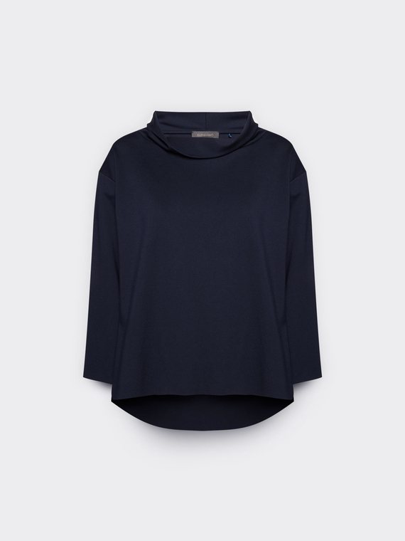 T-Shirt mit weichem Kragen