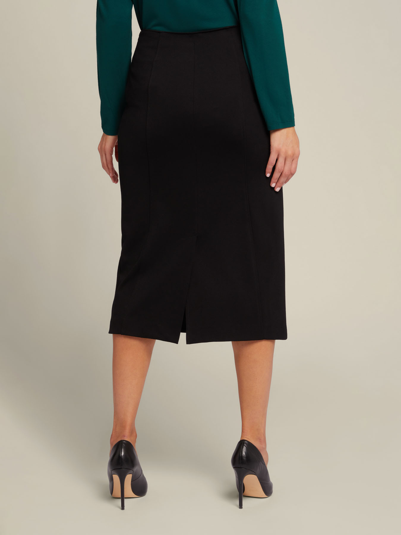 Milano stitch midi skirt image number 1